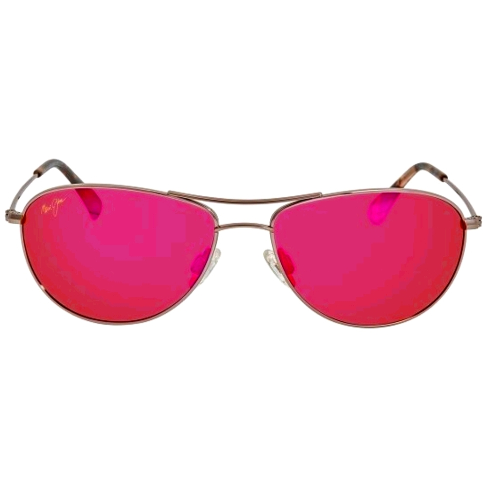 Maui Jim Baby Beach Aviator Rose Gold.